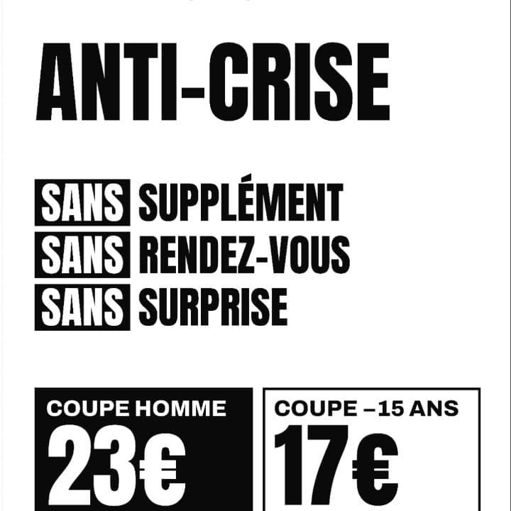 baisse de nos tarifs